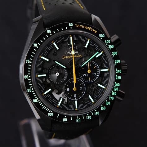 omega speedmaster dark side of the moon review|omega apollo 8 watch price.